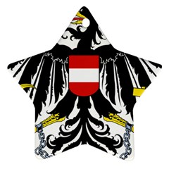 Coat Of Arms Of Austria Star Ornament (two Sides) 