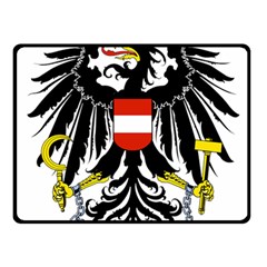 Coat Of Arms Of Austria Fleece Blanket (small)