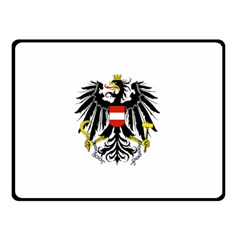 Coat Of Arms Of Austria Double Sided Fleece Blanket (small) 