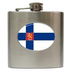 State Flag Of Finland  Hip Flask (6 Oz)