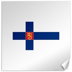 State Flag Of Finland  Canvas 20  X 20  