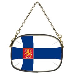 State Flag Of Finland  Chain Purses (two Sides) 