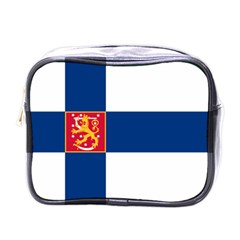 State Flag Of Finland  Mini Toiletries Bags by abbeyz71