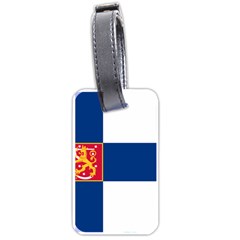 State Flag Of Finland  Luggage Tags (one Side) 