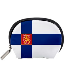 State Flag Of Finland  Accessory Pouches (small)  by abbeyz71