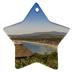 Landscape Aerial View Piriapolis Uruguay Ornament (star)  by dflcprints