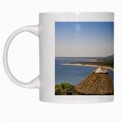 Landscape Aerial View Piriapolis Uruguay White Mugs by dflcprints