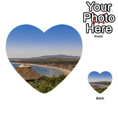 Landscape Aerial View Piriapolis Uruguay Multi-purpose Cards (heart)  by dflcprints