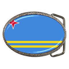 Flag Of Aruba Belt Buckles