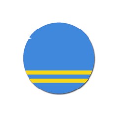 Flag Of Aruba Magnet 3  (round)