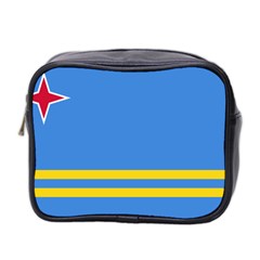 Flag Of Aruba Mini Toiletries Bag 2-side