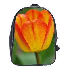 Orange Tulip M School Bags (xl)  by PhotoThisxyz