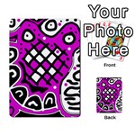 Magenta high art abstraction Multi-purpose Cards (Rectangle)  Front 5