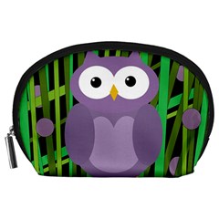 Purple Owl Accessory Pouches (large) 