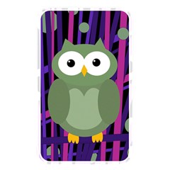 Green and purple owl Memory Card Reader