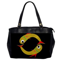 Yellow Fishes Office Handbags