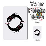 Black fishes Multi-purpose Cards (Rectangle)  Front 31