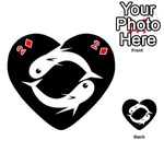 White fishes Playing Cards 54 (Heart)  Front - Diamond2