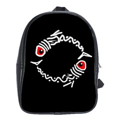 Abstract Fishes School Bags (xl)  by Valentinaart