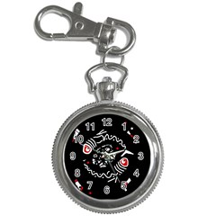 Abstract Fishes Key Chain Watches