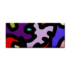 Colorful Abstraction By Moma Hand Towel by Valentinaart