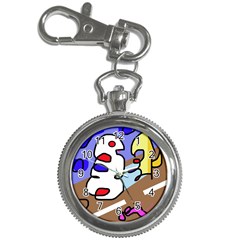 Abstract Comic Key Chain Watches by Valentinaart