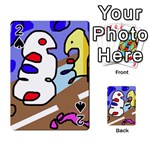 Abstract comic Playing Cards 54 Designs  Front - Spade2