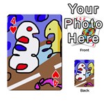 Abstract comic Playing Cards 54 Designs  Front - Heart4