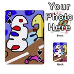 Abstract comic Playing Cards 54 Designs  Front - Spade4