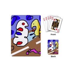 Abstract Comic Playing Cards (mini)  by Valentinaart