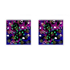 Abstract Colorful Chaos Cufflinks (square) by Valentinaart