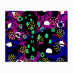 Abstract Colorful Chaos Small Glasses Cloth (2-side) by Valentinaart