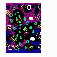Abstract Colorful Chaos Large Garden Flag (two Sides) by Valentinaart
