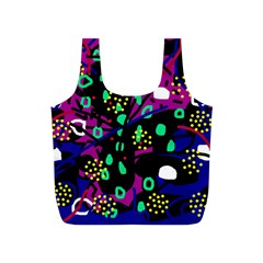 Abstract Colorful Chaos Full Print Recycle Bags (s) 