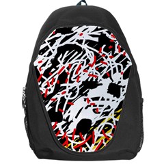 Colorful Chaos By Moma Backpack Bag by Valentinaart