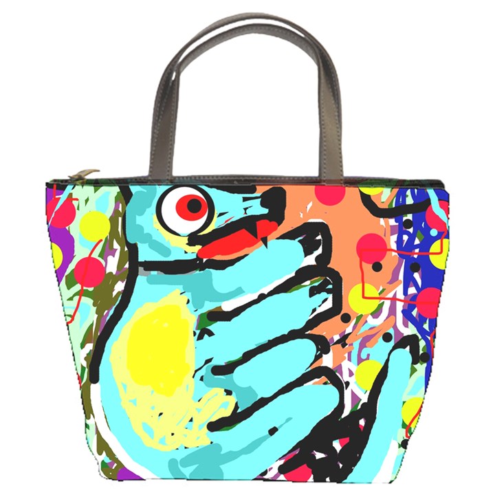 Abstract animal Bucket Bags