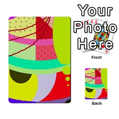 Colorful Abstraction By Moma Multi-purpose Cards (rectangle)  by Valentinaart