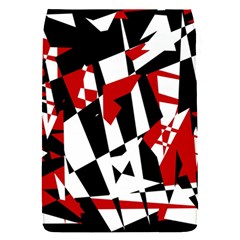 Red, Black And White Chaos Flap Covers (s)  by Valentinaart