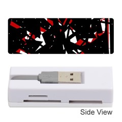 Black, Red And White Chaos Memory Card Reader (stick) 