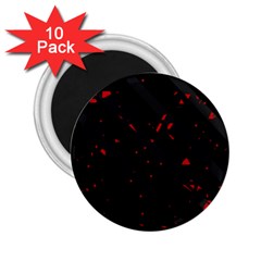 Black And Red 2 25  Magnets (10 Pack)  by Valentinaart