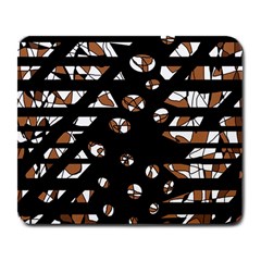 Brown Freedom  Large Mousepads by Valentinaart