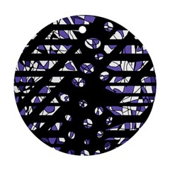 Purple Freedom Ornament (round)  by Valentinaart