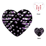 Violet freedom Playing Cards (Heart)  Front