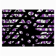 Violet Freedom Large Glasses Cloth (2-side) by Valentinaart