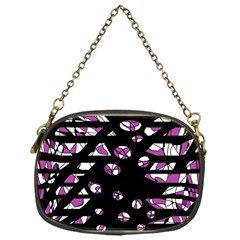 Magenta Freedom Chain Purses (one Side)  by Valentinaart