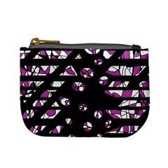 Magenta Freedom Mini Coin Purses by Valentinaart