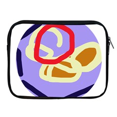 Abstract Circle Apple Ipad 2/3/4 Zipper Cases