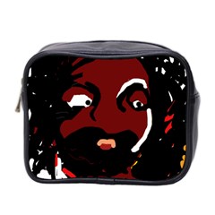 Abstract Face  Mini Toiletries Bag 2-side by Valentinaart