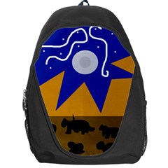 Decorative Abstraction Backpack Bag