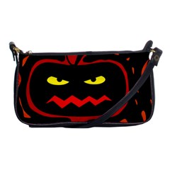 Halloween Pumpkin Shoulder Clutch Bags by Valentinaart